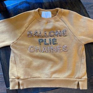 Zara Ballet Balloné Plié Chaînés Sweater
